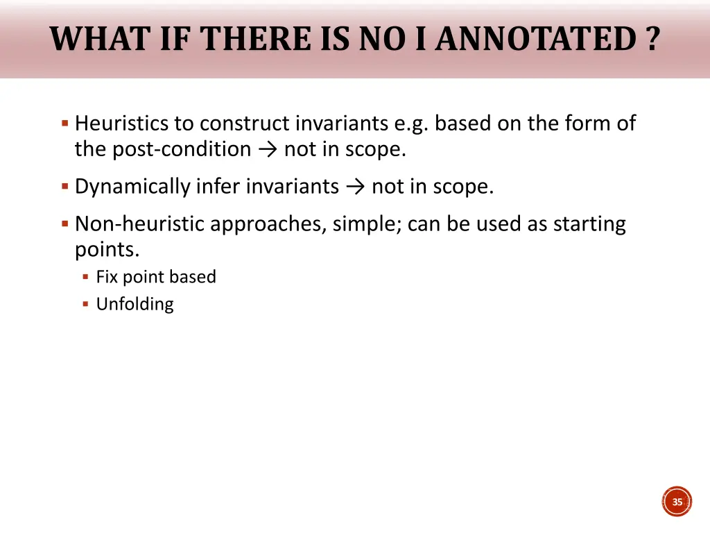 what if there is no i annotated