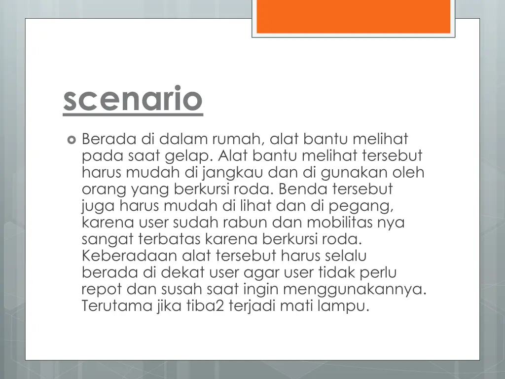 scenario 1