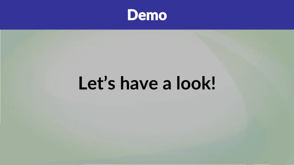 demo demo
