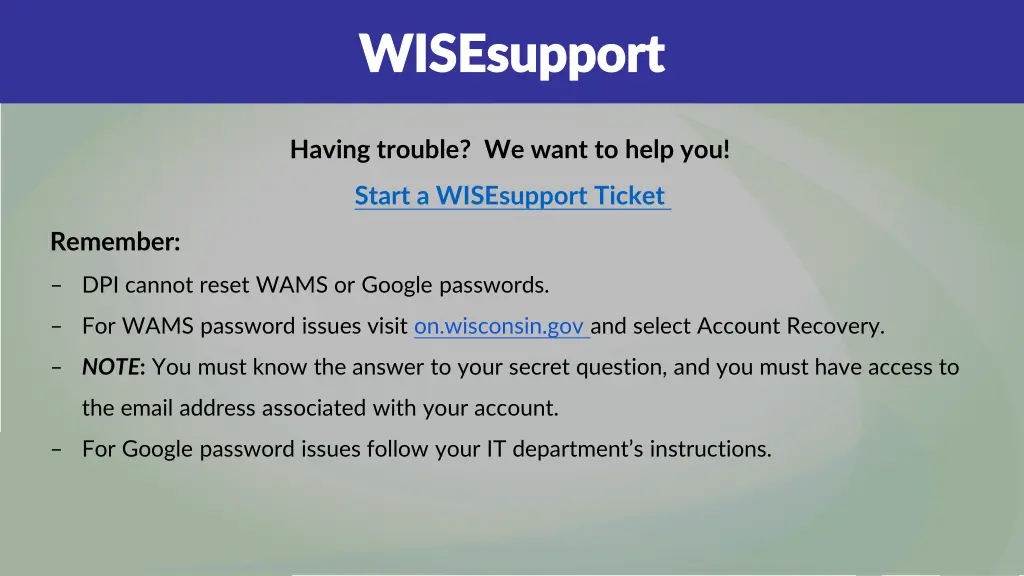 wisesupport wisesupport