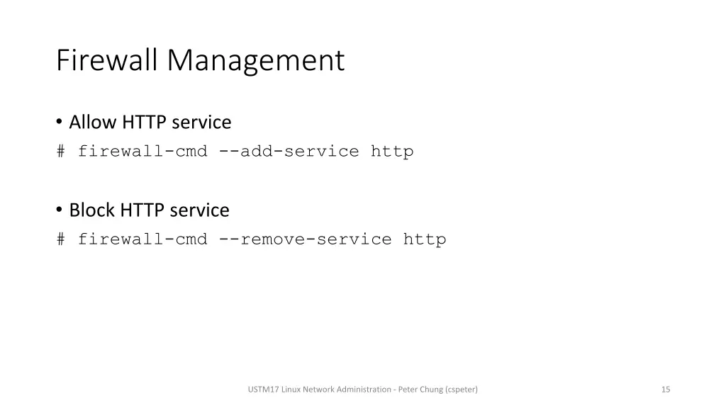 firewall management 2
