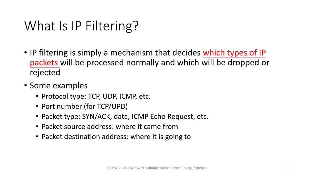 what is ip filtering
