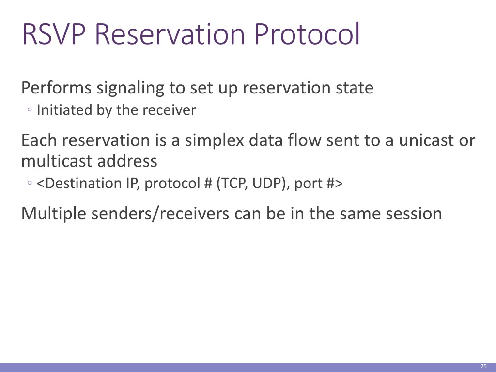 rsvp reservation protocol