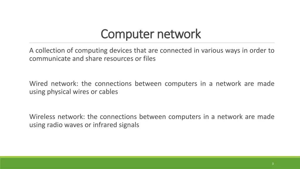 computer network computer network