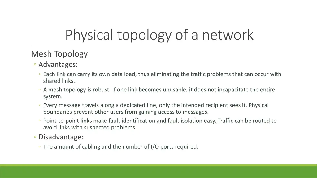 physical topology of a network 2