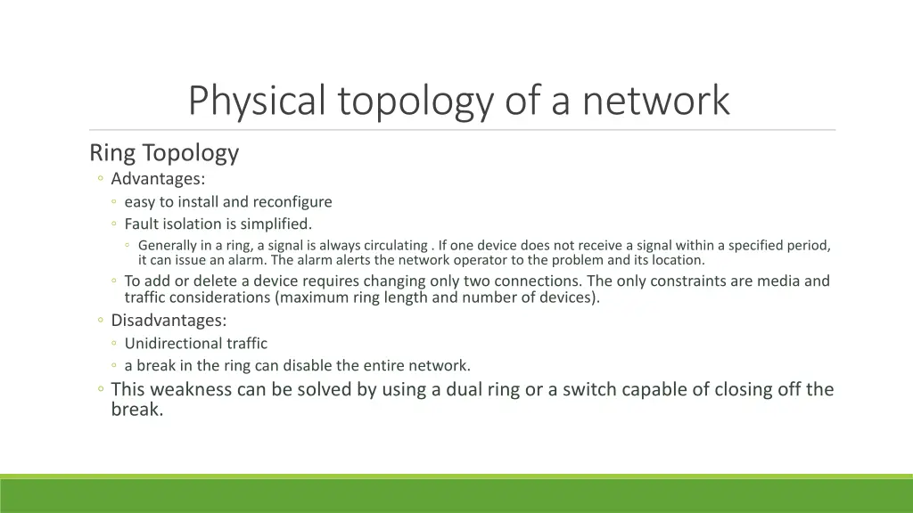 physical topology of a network 8