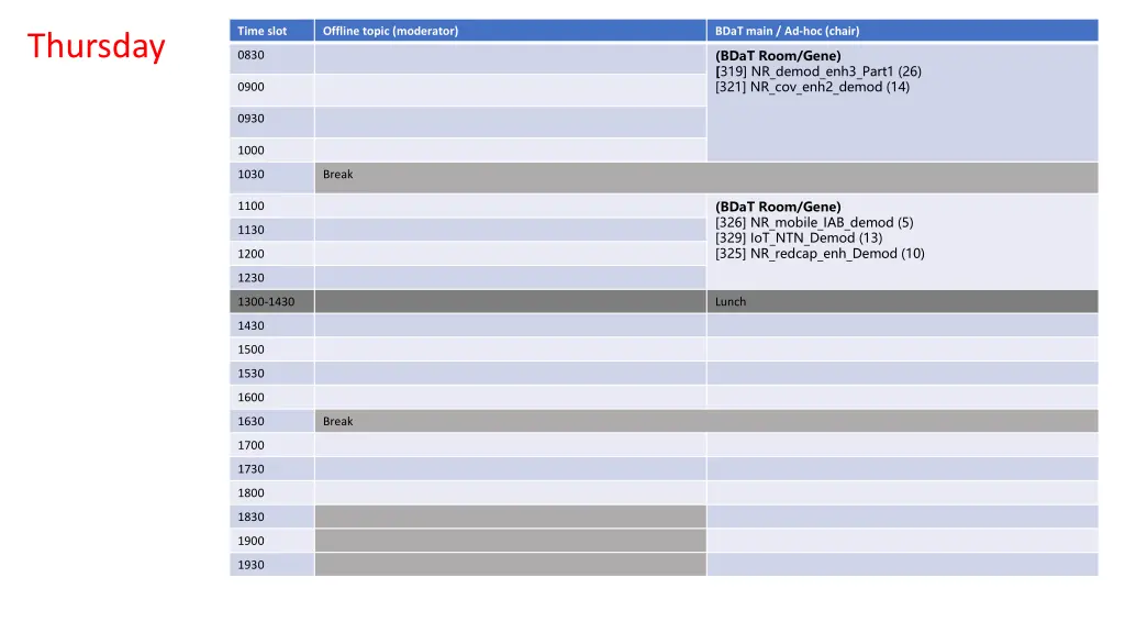 time slot 3