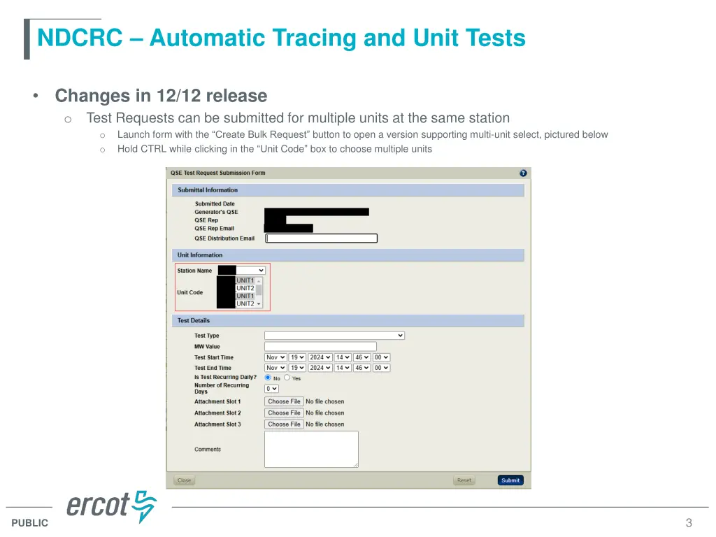ndcrc automatic tracing and unit tests 2