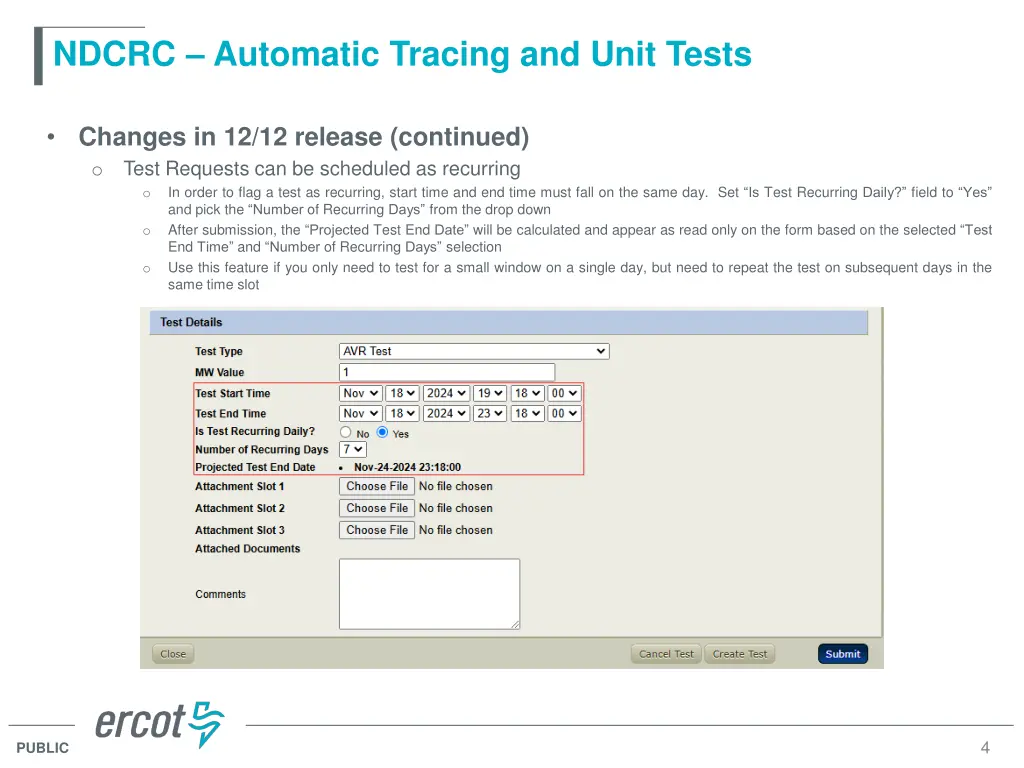 ndcrc automatic tracing and unit tests 3