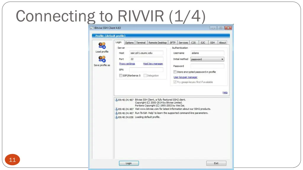 connecting to rivvir 1 4
