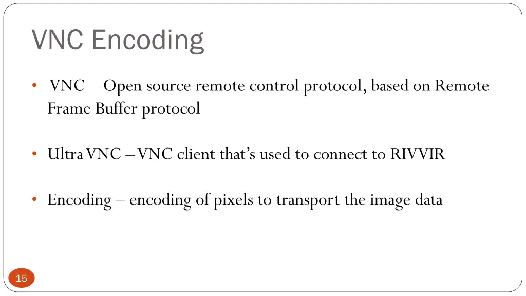 vnc encoding