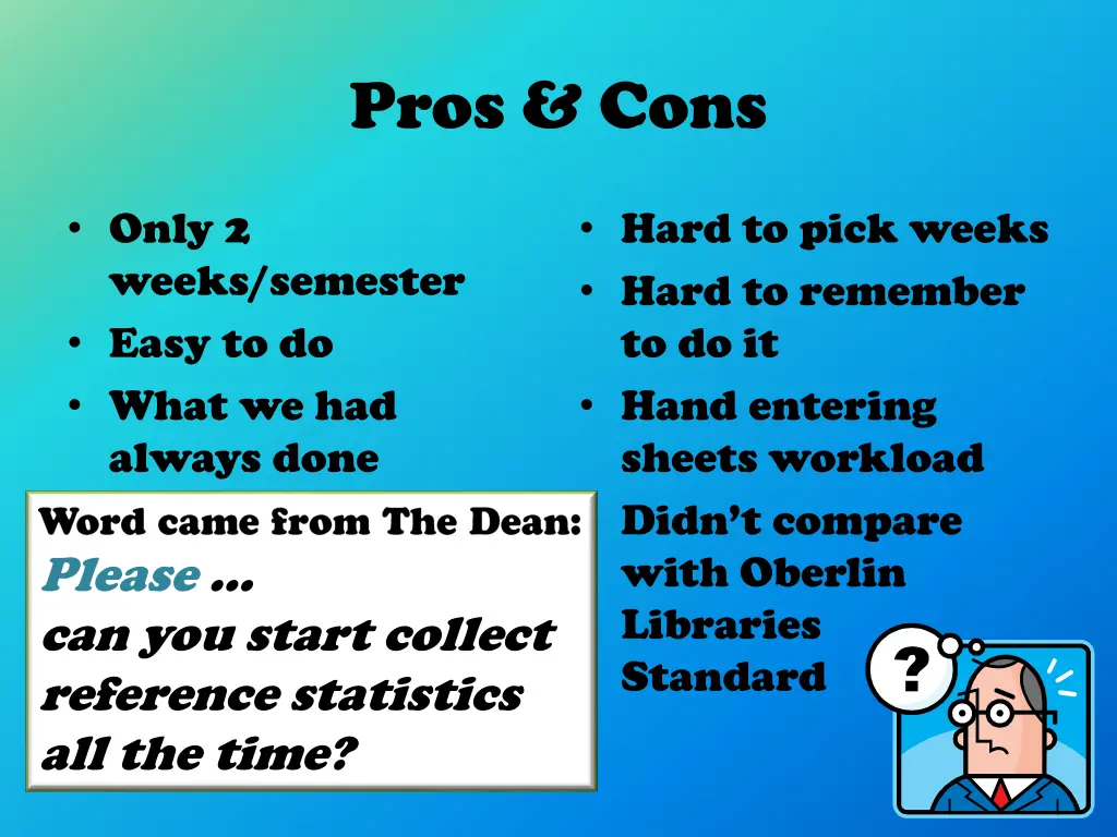 pros cons