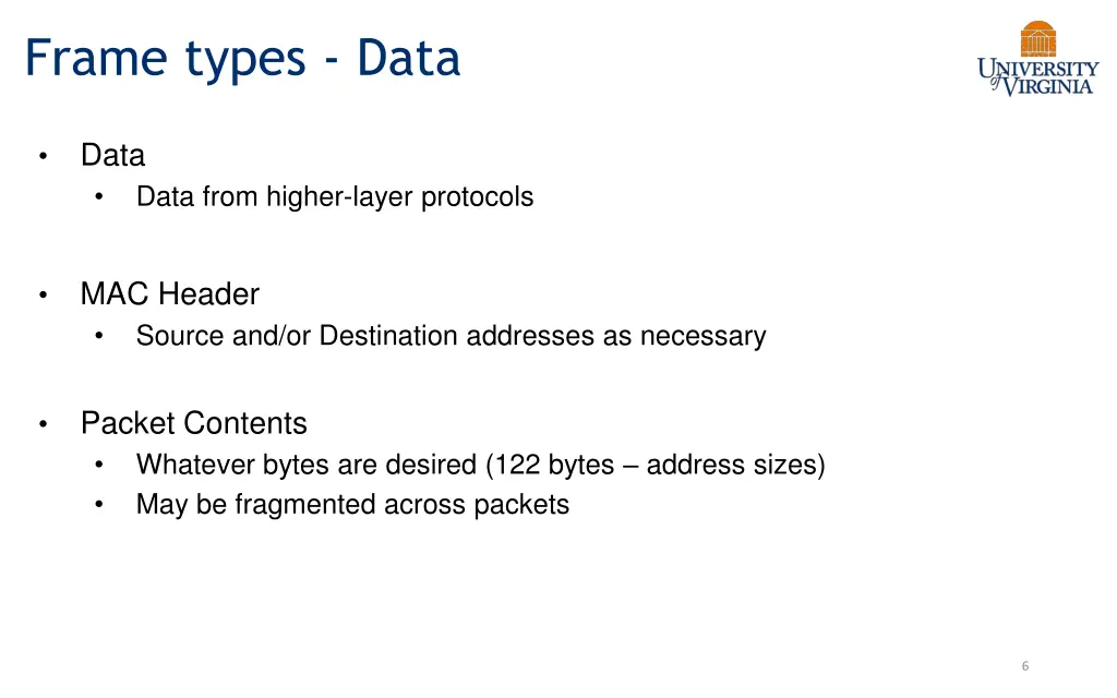 frame types data