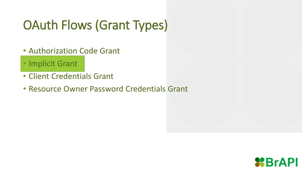 oauth flows grant types oauth flows grant types