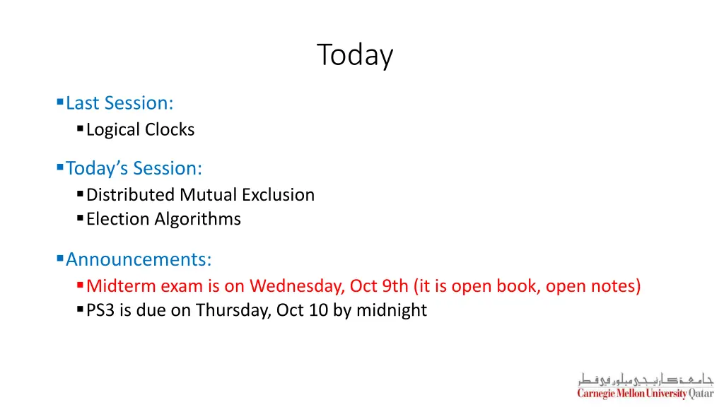 today