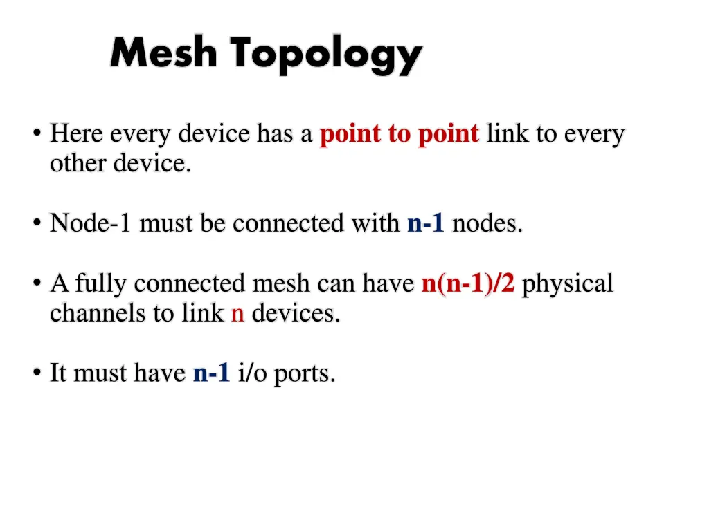 mesh topology 1