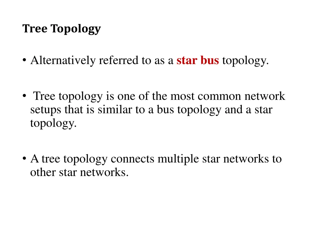tree topology