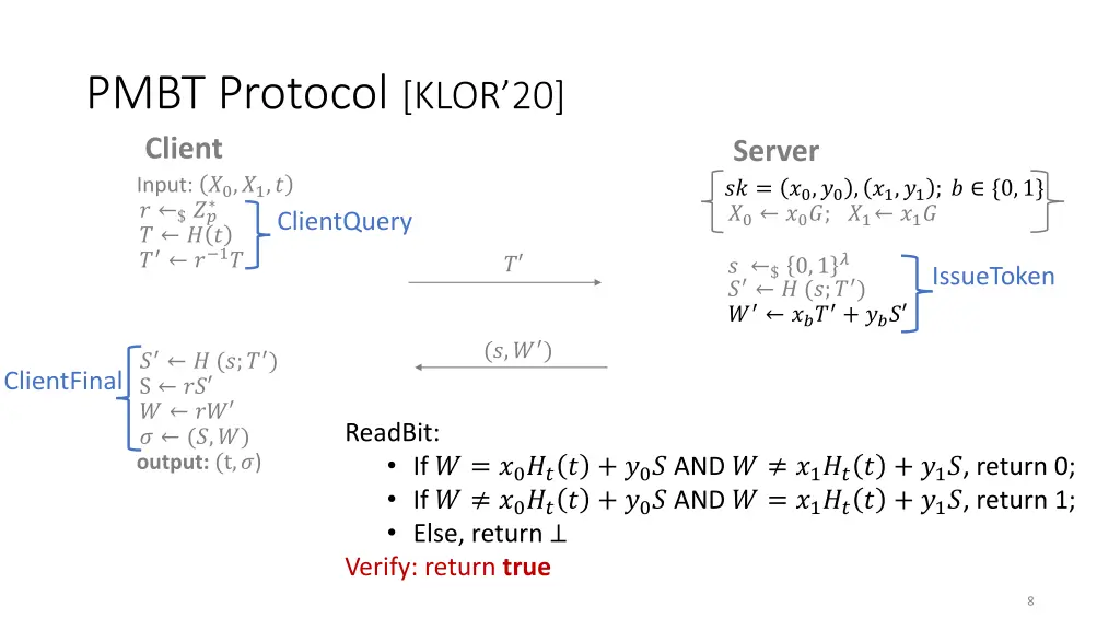 pmbt protocol klor 20 client input 0 1 1