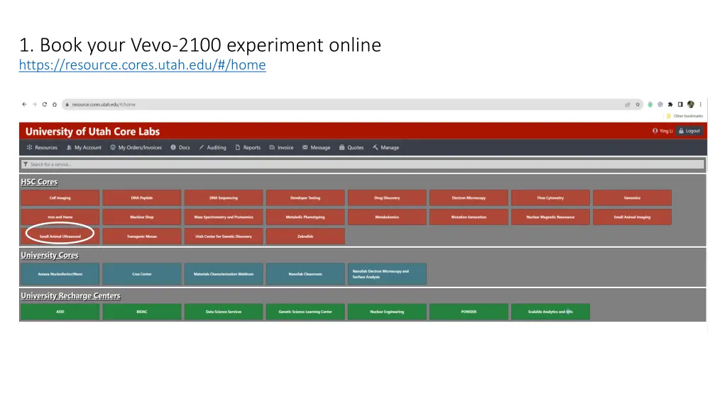 1 book your vevo 2100 experiment online https