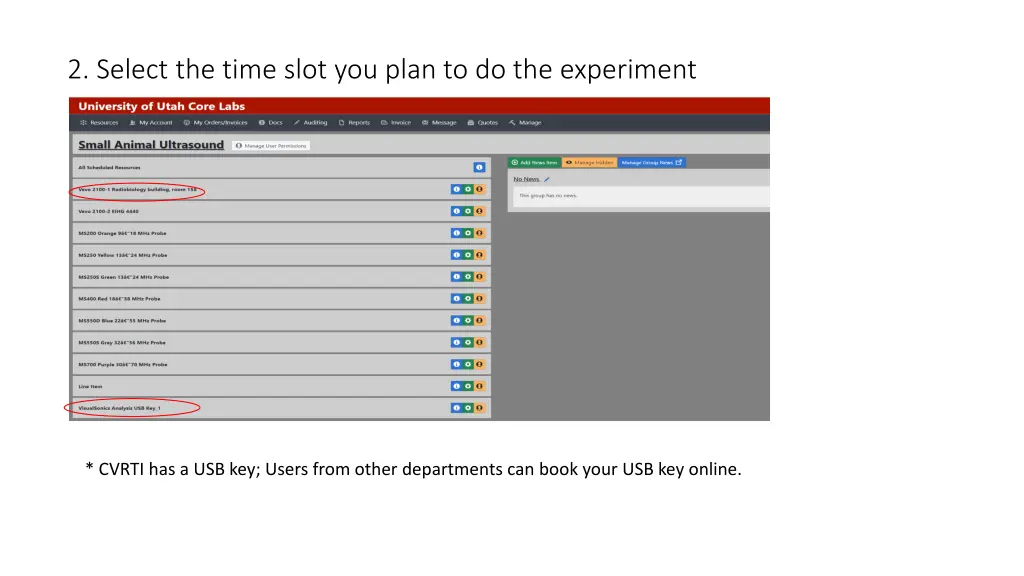 2 select the time slot you plan