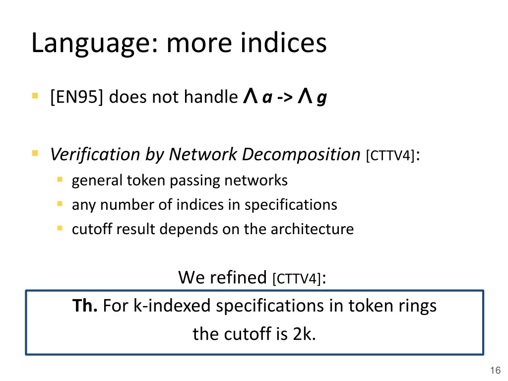 language more indices