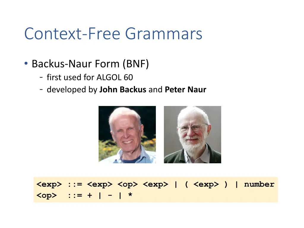context free grammars 1