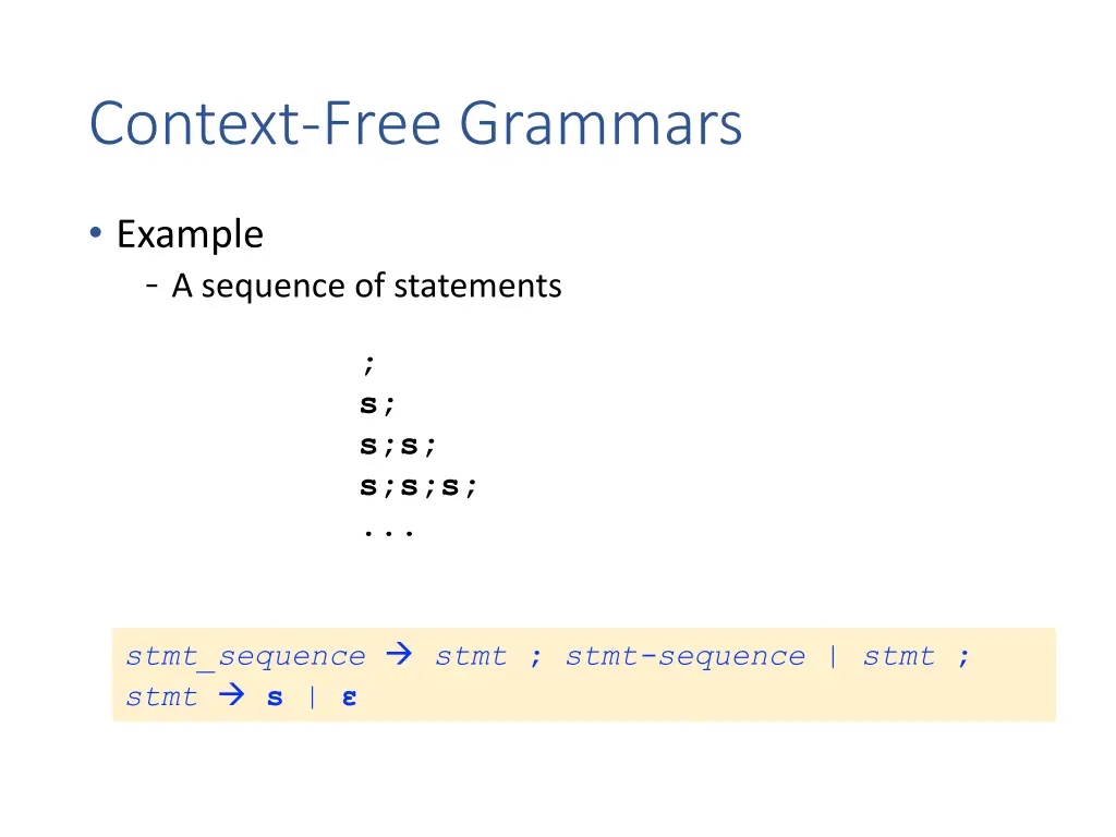 context free grammars 11