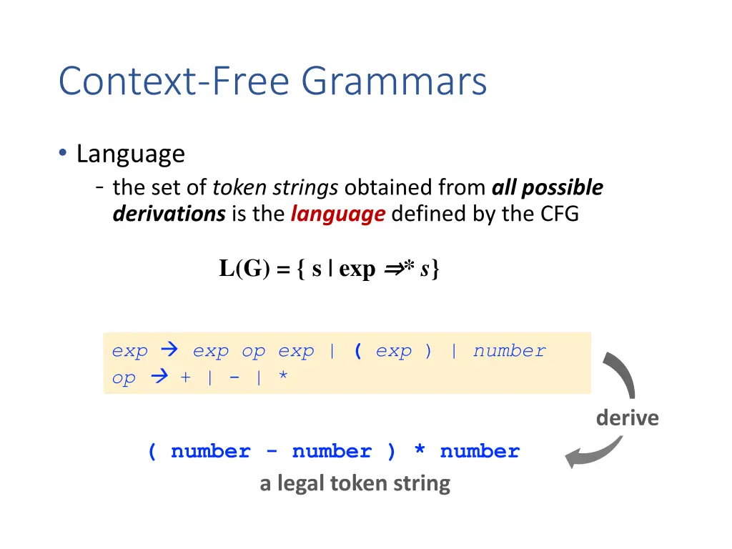 context free grammars 7
