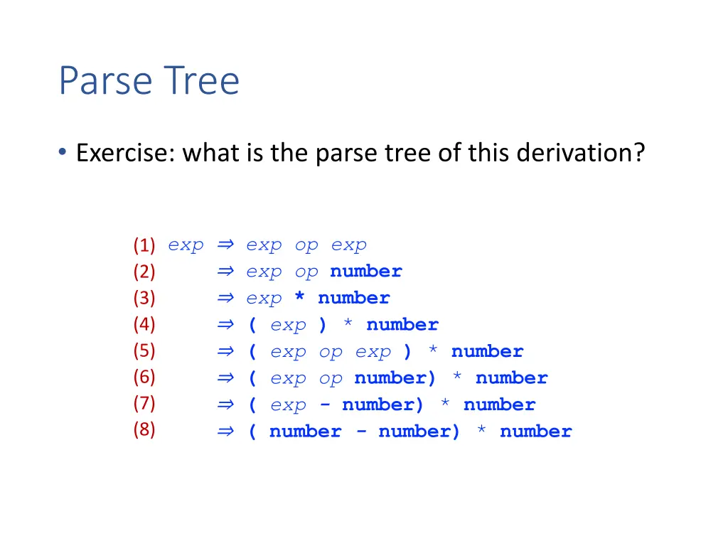 parse tree 2