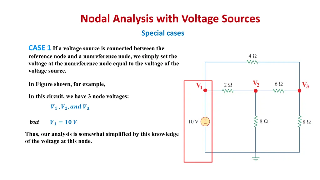 nodal analysis with voltage sources 3