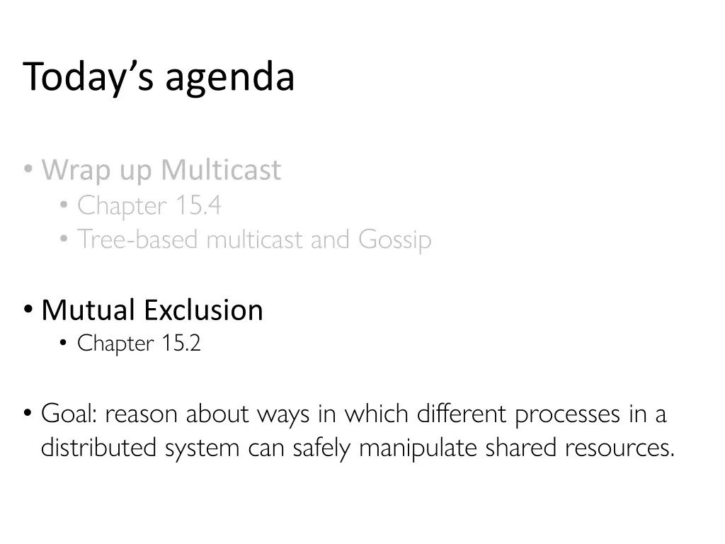 today s agenda 1