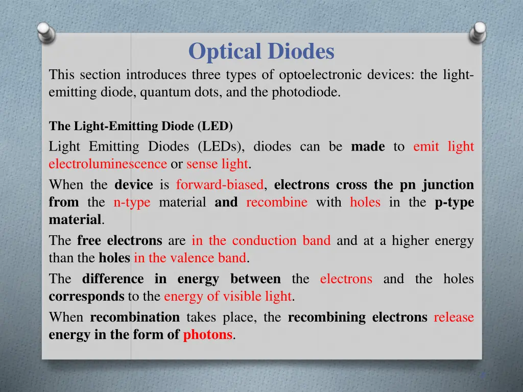 optical diodes