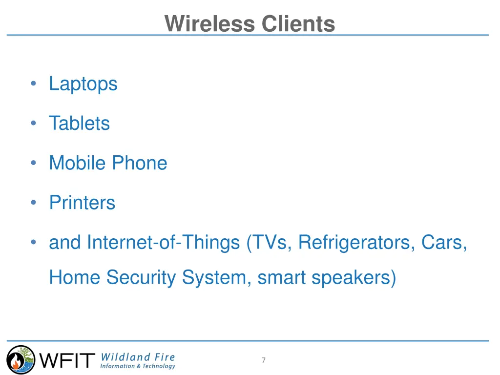 wireless clients
