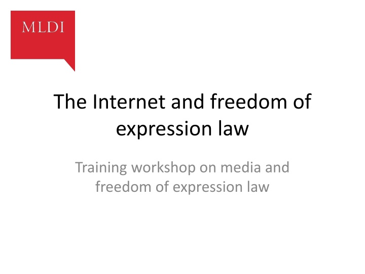 the internet and freedom of expression law