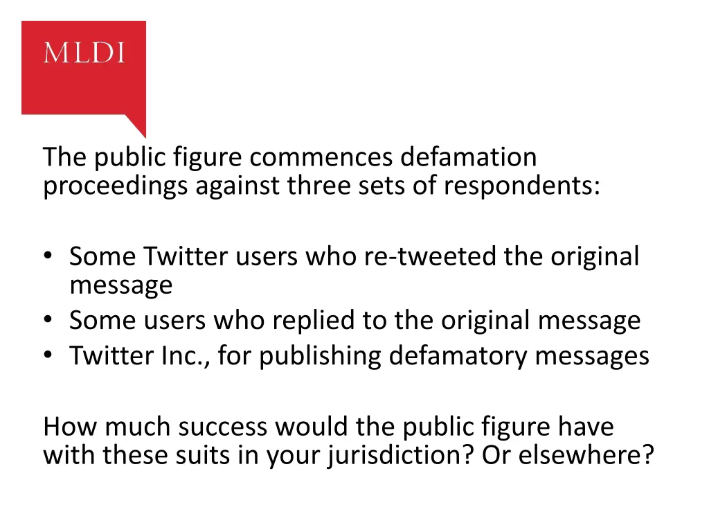 the public figure commences defamation