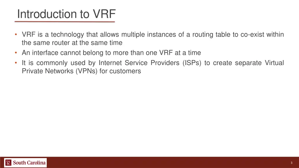 introduction to vrf