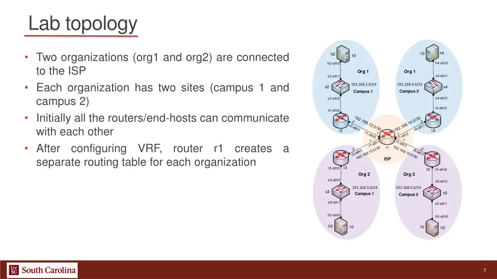 lab topology