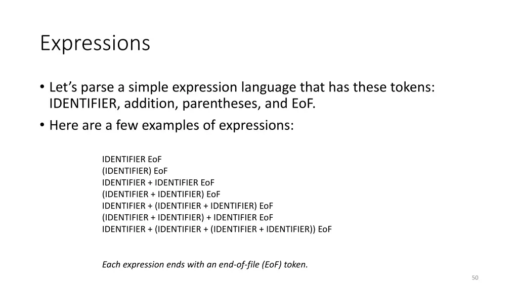 expressions