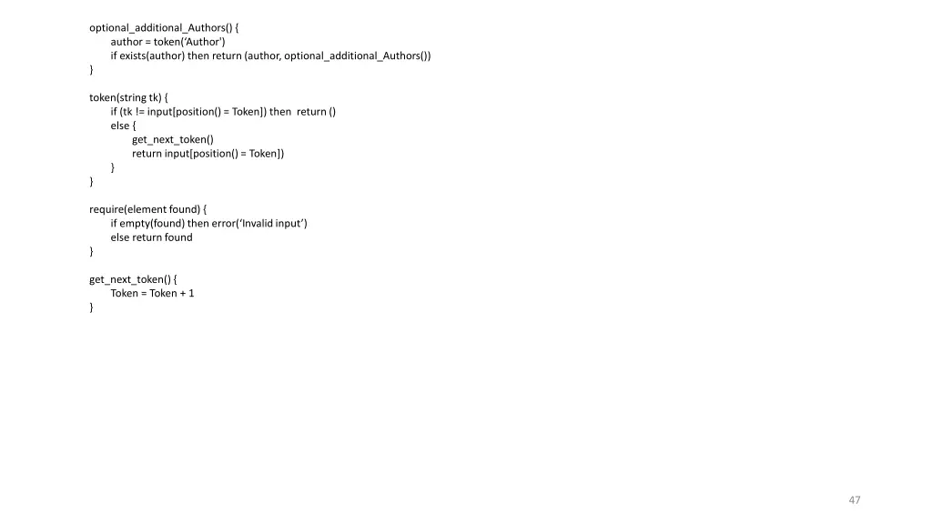 optional additional authors author token author