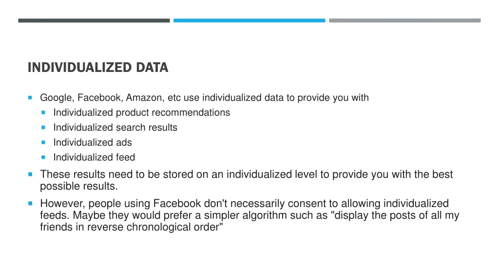 individualized data