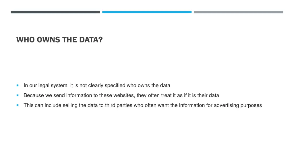 who owns the data