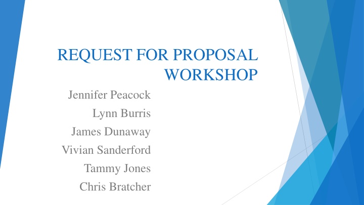 request for proposal