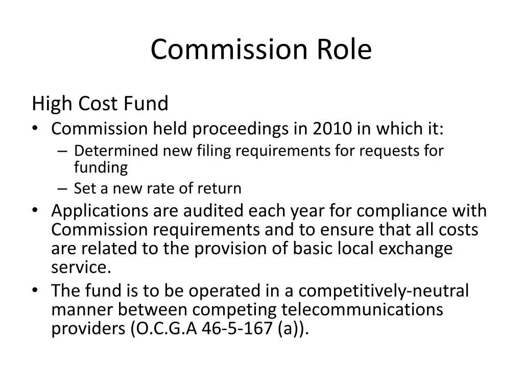 commission role 1