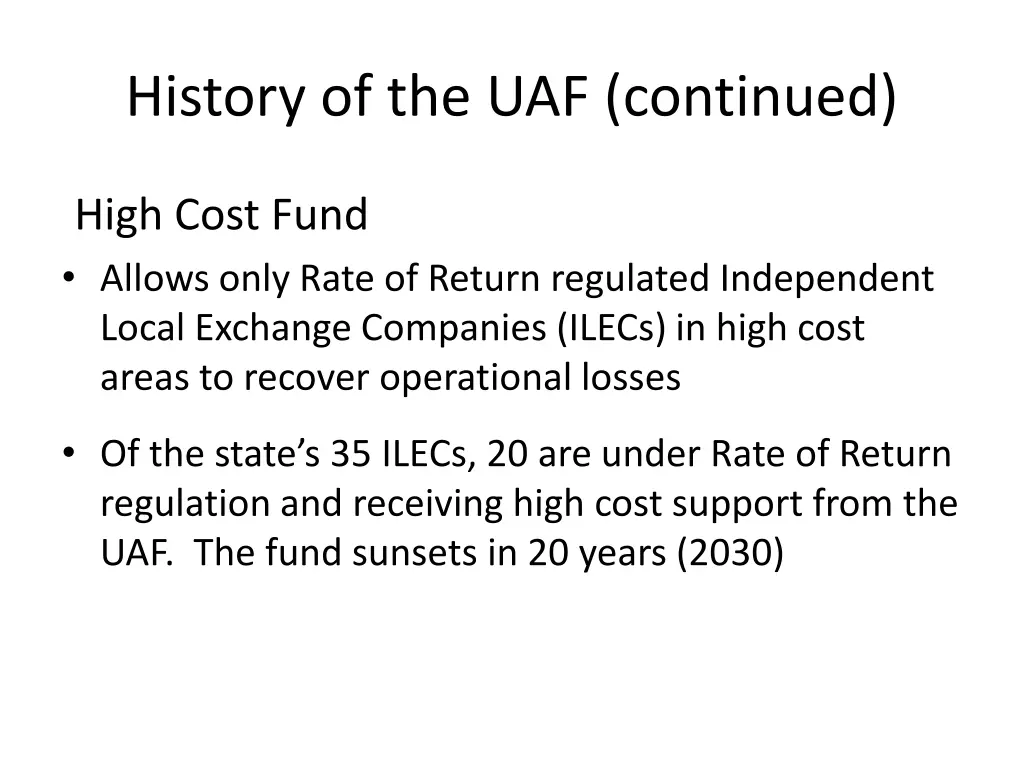 history of the uaf continued 1