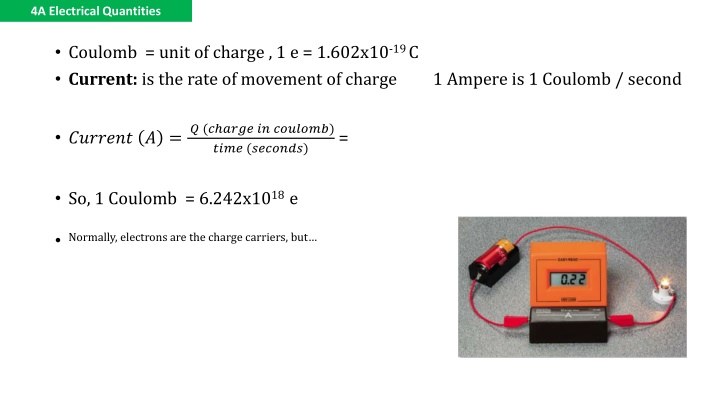 4a electrical quantities