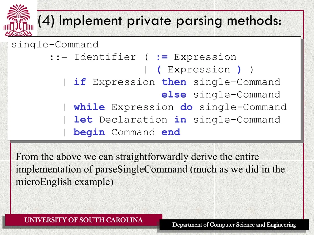 4 implement private parsing methods 1