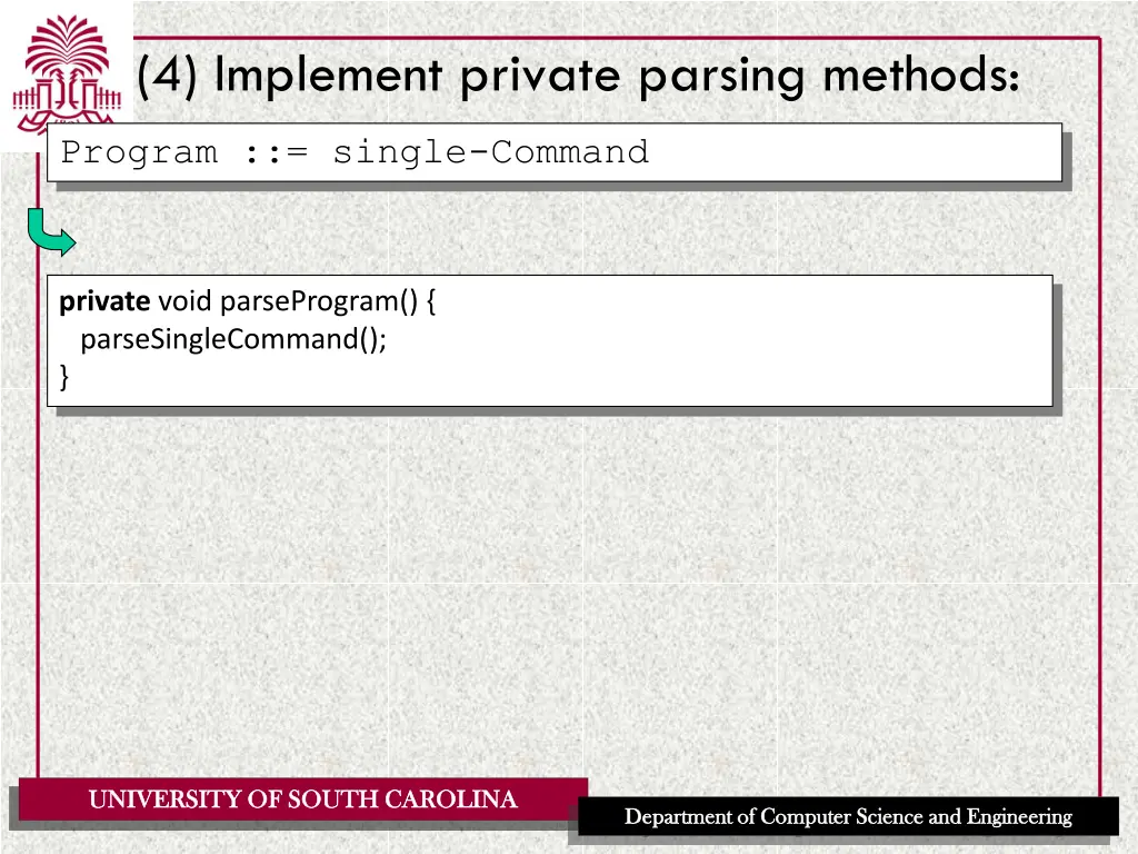 4 implement private parsing methods