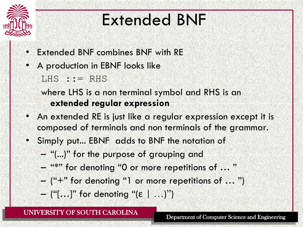 extended bnf