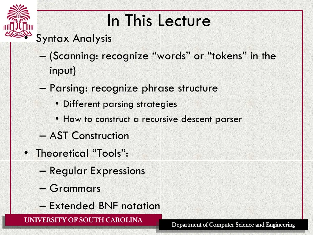 in this lecture