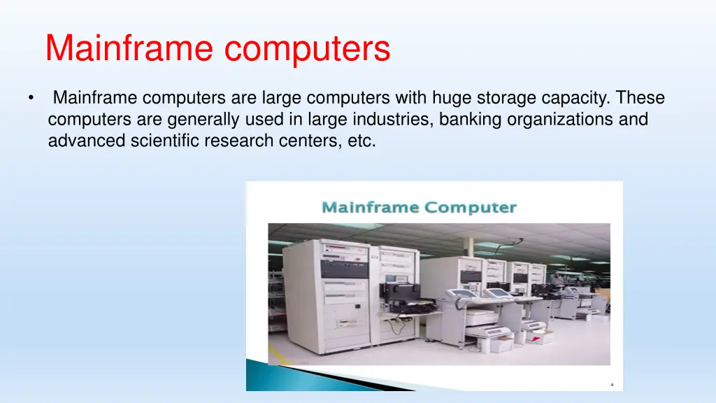 mainframe computers